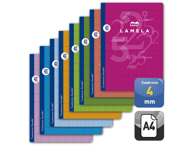 LMA LIBRETA CUADROV. A4 50H. 4MM 06A4004