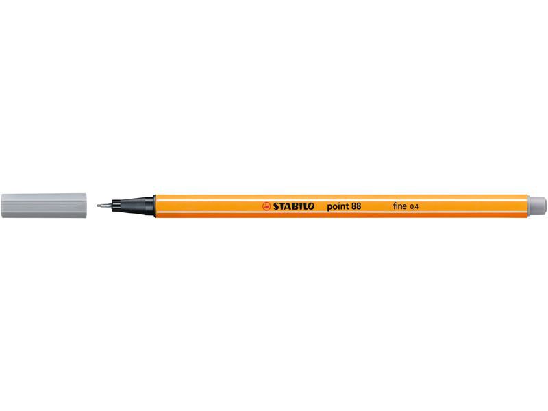Rotulador Point 88 0.4mm gris medio 88/95 88/95
