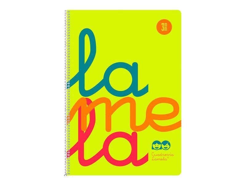 Cuaderno Fº polipropileno C3 80 hojas 90 grs amarillo 7FTP003A