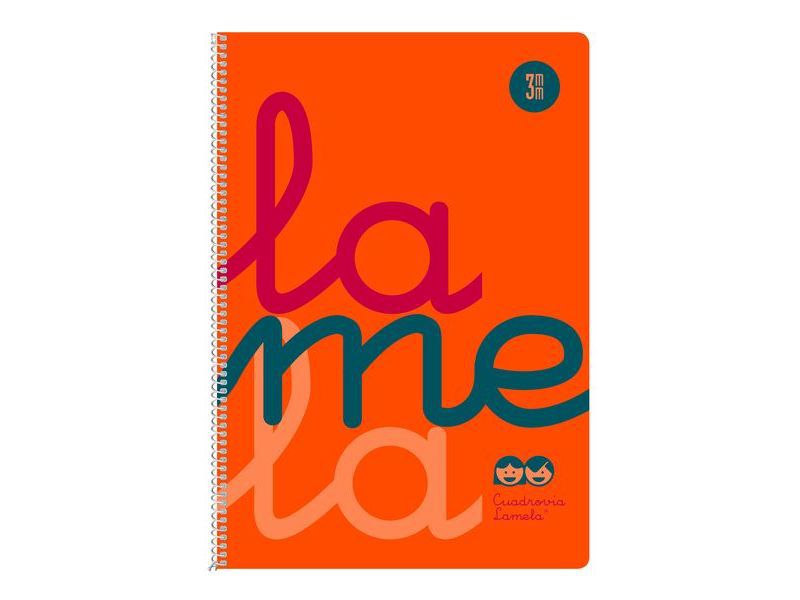 Cuaderno Fº polipropileno C3 80 hojas 90 grs naranja 7FTP003N