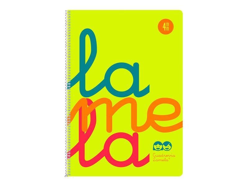 Cuaderno Fº polipropileno C4 80 hojas 90 grs amarillo 7FTP004A