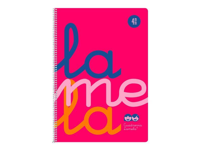 Cuaderno Fº Polipropileno C4 80 hojas 90 grs Rosa 7FTP004R