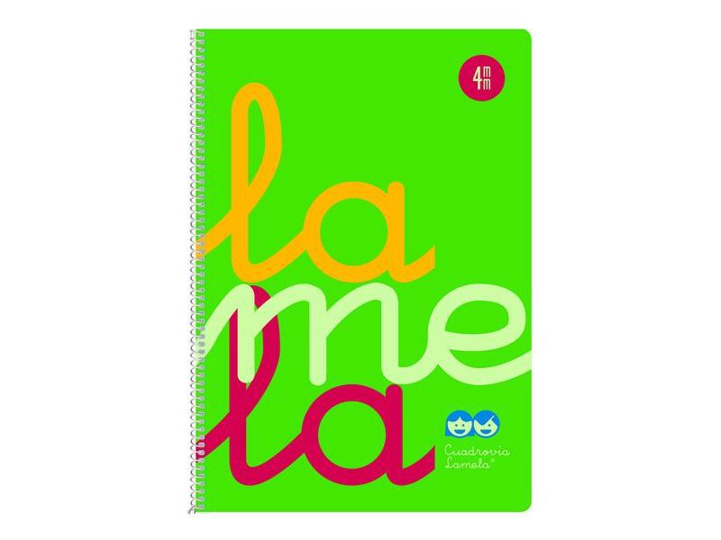 Cuaderno Fº polipropileno C4 80 hojas 90 grs verde 7FTP004V