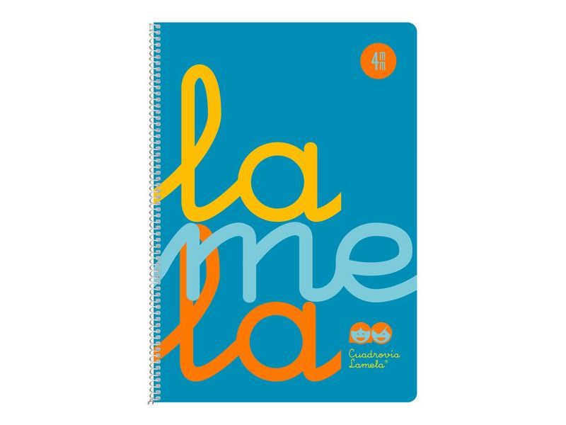 Cuaderno Fº polipropileno C4 80 hojas 90 grs azul 7FTP004B