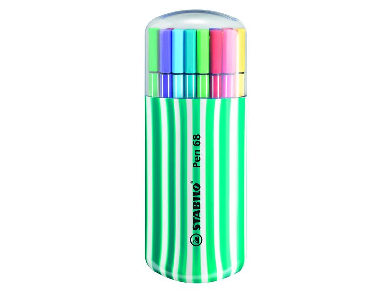 Estuche Zebrui turquesa 20 Pen 68 6820-02-2-5