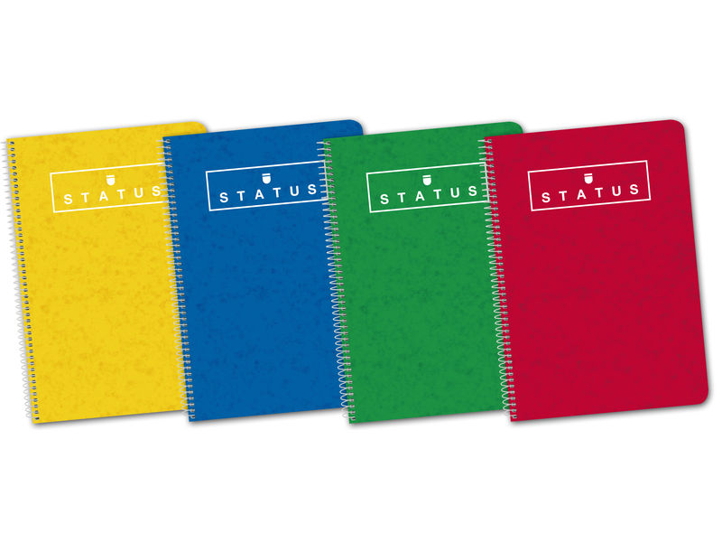 Cuaderno Status Espiral Fº 215X310 80H 70G 4X4/M T.Dura 400088607