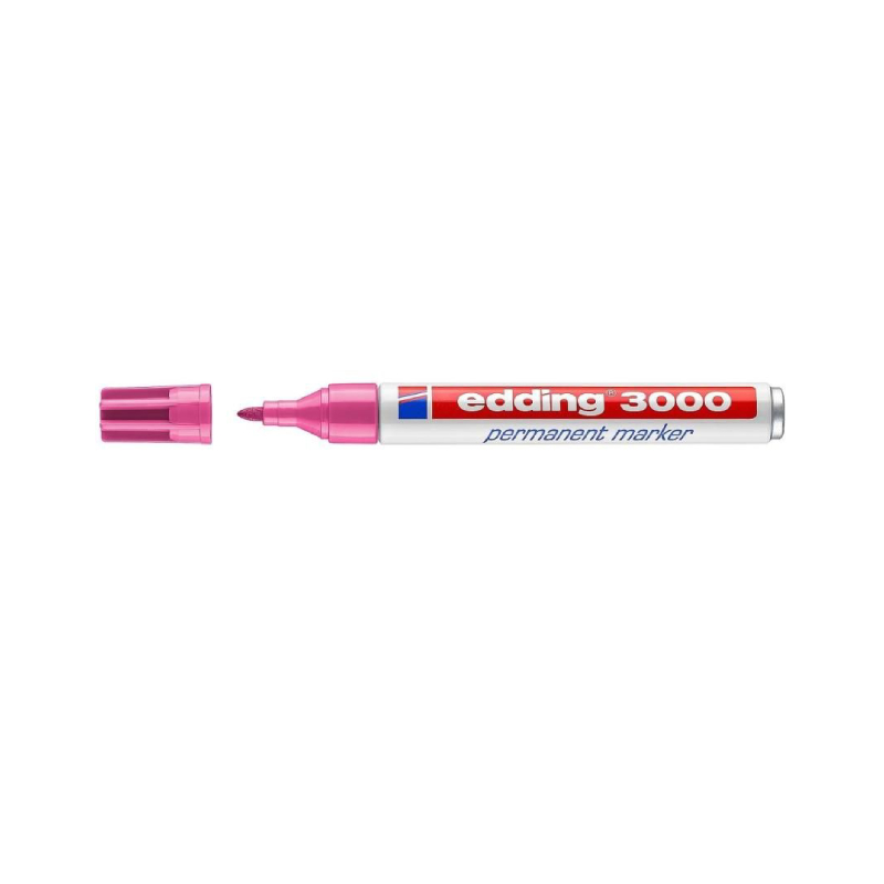 3000 marcador permanente Rosa 300009 Pack 10 Unid