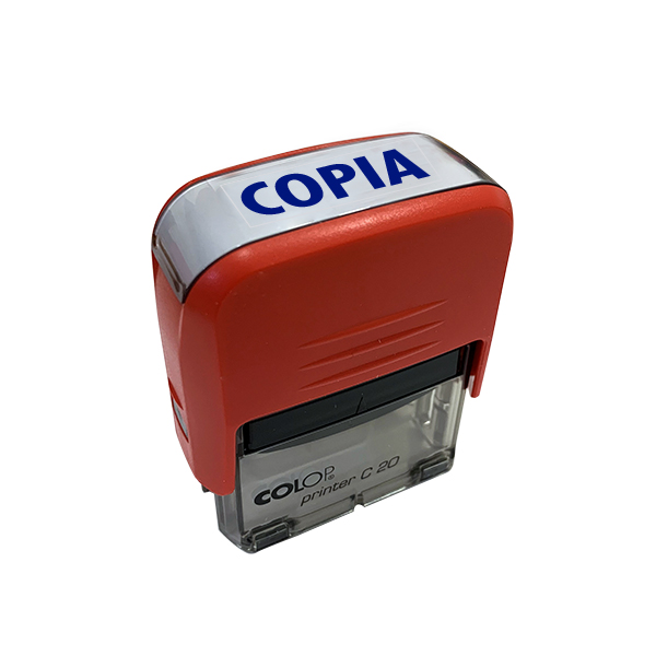 COLOP SELLO PRINTER C20 FORMULA COPIA ALMOHADILLA E/20 14X38MM ROJO