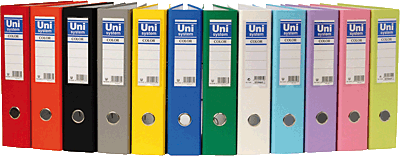 UNS ARCHIVADOR COLOR A4 70MM VE 92456
