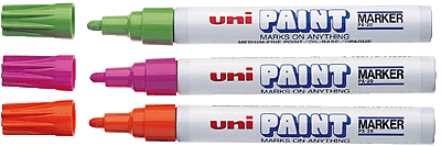 UNI MARCADOR PERM PTA F AZ CL PX-210320