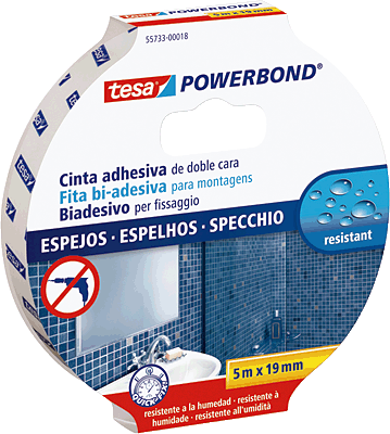 Cinta adhesiva doble cara 19mm x 5m